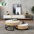 Meuble de table en bois avec tiroirs Meuble de table de ménage